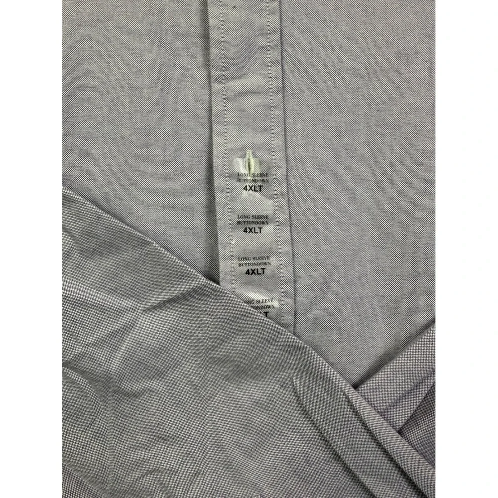 Polo Ralph Lauren Men 4XLT Classic Fit Oxford Shirt Purple Long Sleeve Button DW
